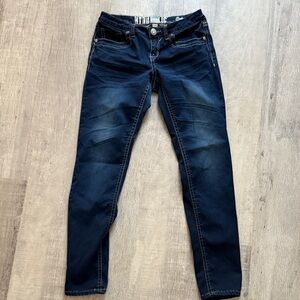 Hydraulic Women's Dark Blue Bailey super skinny Jeans